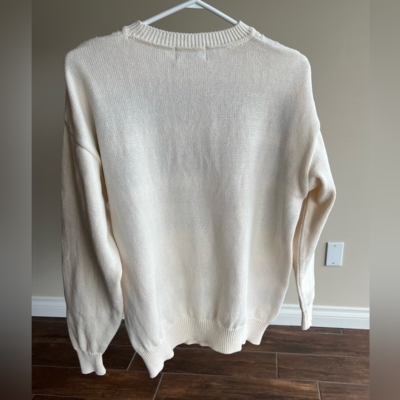 Brand new (Vtg) Men's 100% Chunky Cotton Golf/Casual Knit Sweater (Unisex) - Picture 2 of 14